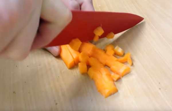 Измельчение моркови