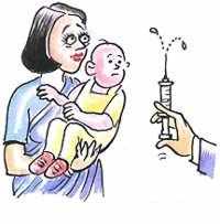 Родители перед прививкой у врача