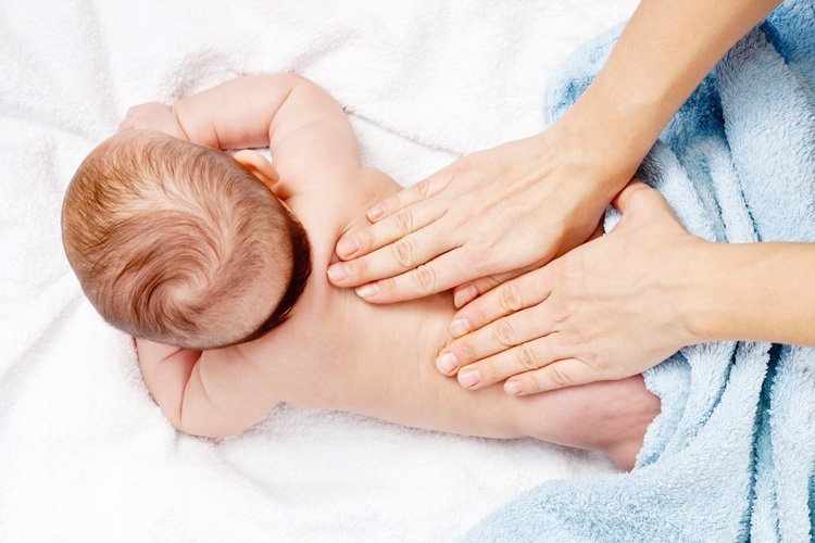 Массаж для новорожденного ребенка