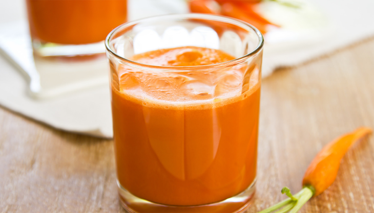 Молочный коктейль из моркови